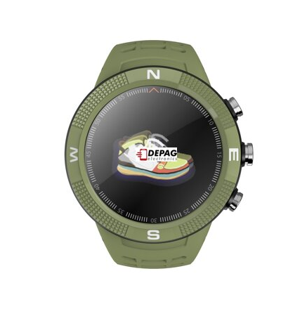 DT NO.1 NO.1 F18 sportovní chytré hodinky, zelená