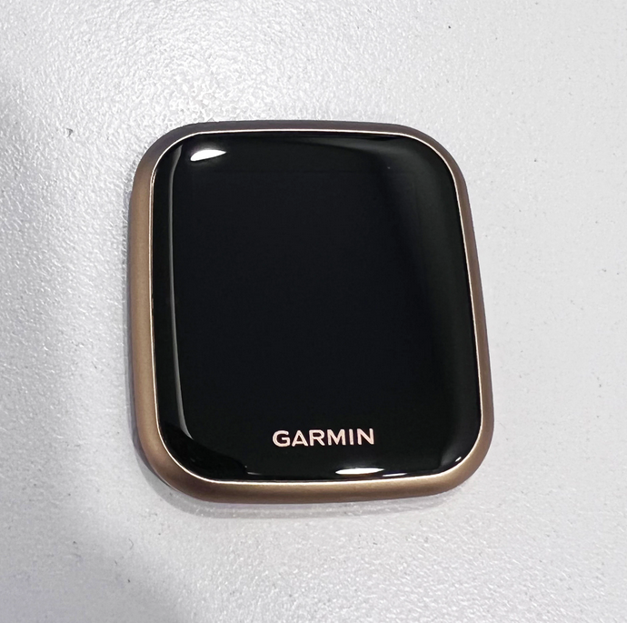 Garmin LCD displej+dotykové sklo-digitizér s lunetou pro Garmin Venu SQ/ SQ Music, šampáň