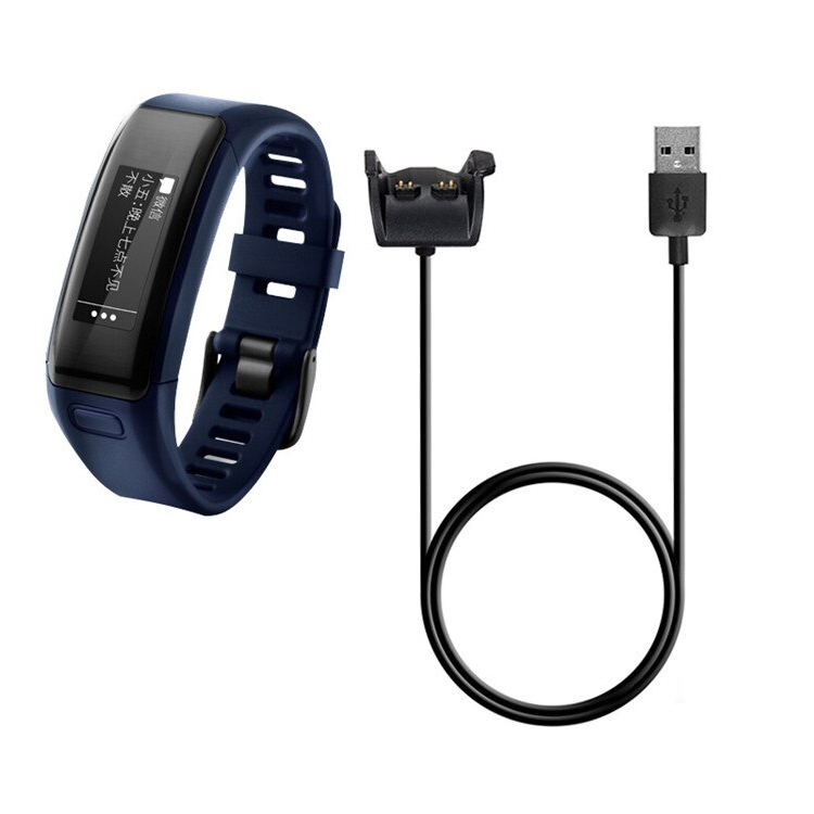 Nabíjecí kabel s dokem pro Garmin Vivosmart HR/ HR+/ Approach X40, černá