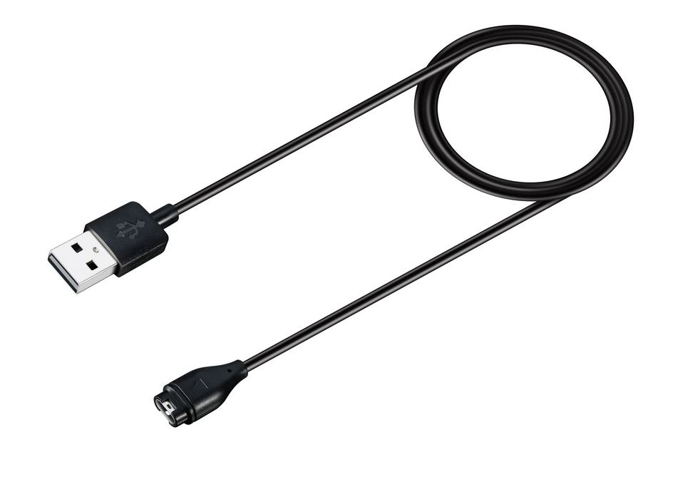 JSPSTA Nabíjecí kabel USB pro hodinky Garmin Vivoactive 3, Fenix ​​6, 6S, 6X, 5, 5S, 5X, 7, 7s, 7x, Forerunner 935, černá