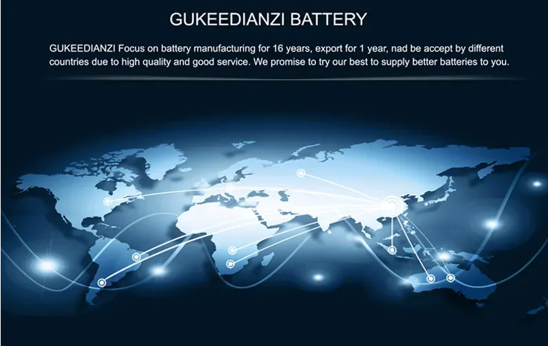 GUKEEDIANZI Battery 361-00019-11 1850mAh For GARMIN Nuvi 200,200W,205,205T,205W,205WT,250,252W,255,255T,255W,255WT,260,260W,260W