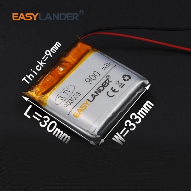 Easylander EasyLander Dobíjecí Li-ion baterie 903033 pro reproduktory,osvětlení atd., 900mAh