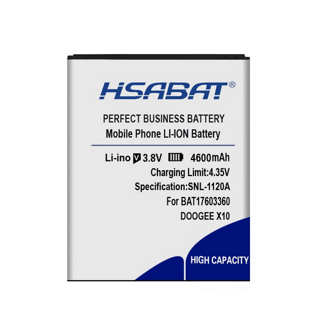 HSABAT Baterie pro DOOGEE X10, 5200mAh