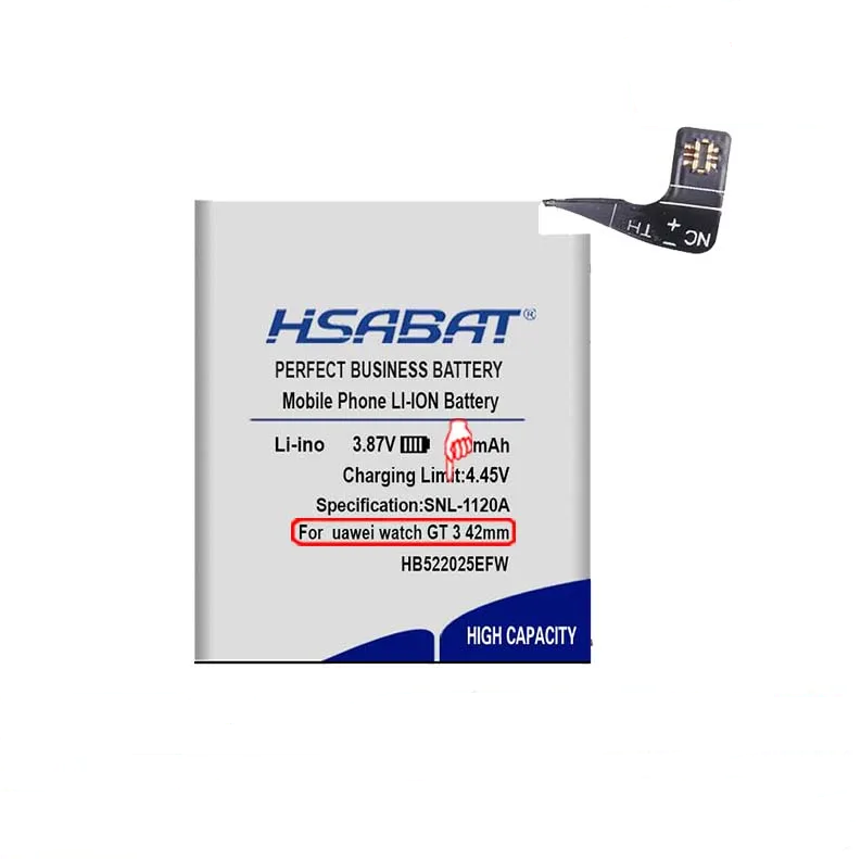 HSABAT HSABAT baterie pro Huawei Watch GT3 42mm, 500mAh