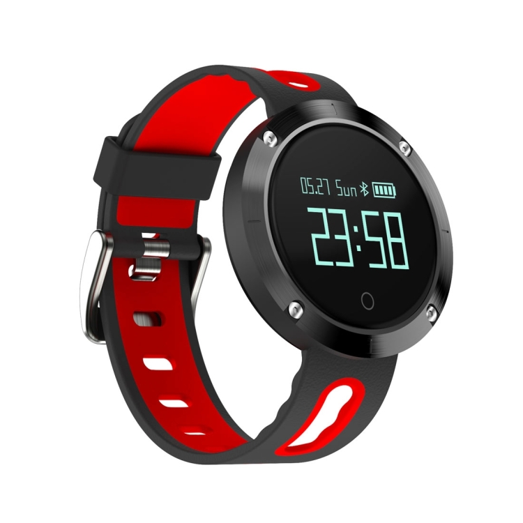 Domino DM58 Plus sportovní chytrý náramek, černá-červená