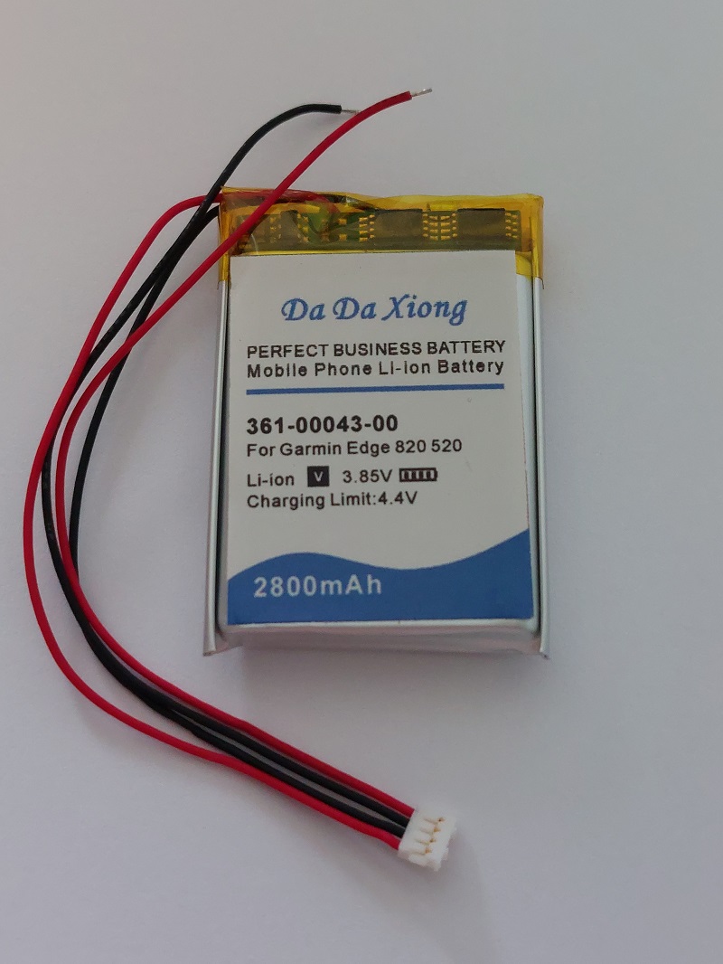Da Da Xiong DDX Baterie pro Garmin Edge Explore 820/ Edge 520/ 520 Plus, 2800mAh