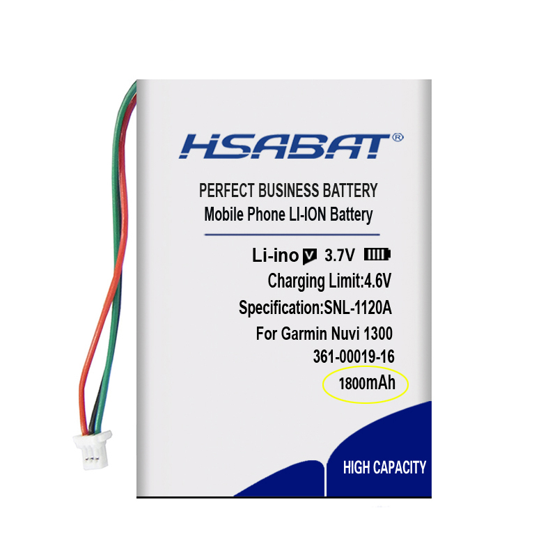 HSABAT Hsabat Baterie pro Garmin Nüvi 1300/ 1340T Pro/ 1350/ 1490, 1800mAh