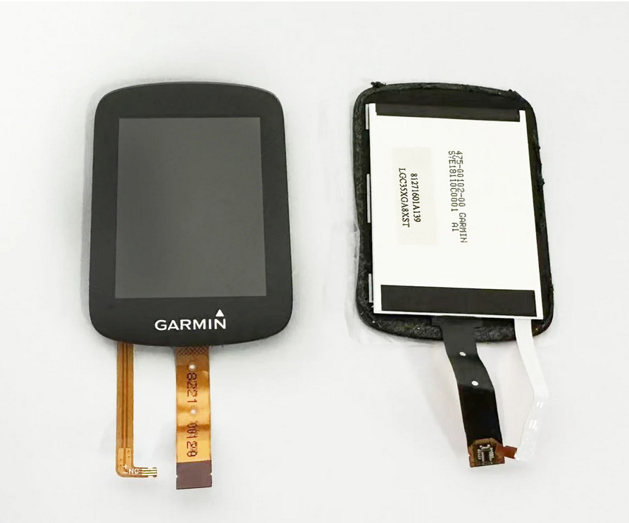 Garmin LCD displej+sklo pro Garmin Edge 130, černá