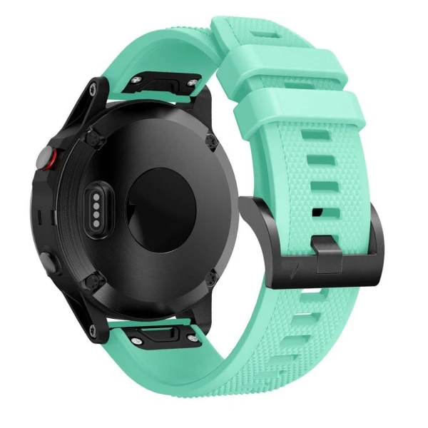 Fifata Náhradní silikonový řemínek pro Garmin Fenix 5S/ 5S Plus/ Fenix 6S/ Fenix 6S Pro/ Fenix 6S Sappphire/ Fenix 7S, mint zelená