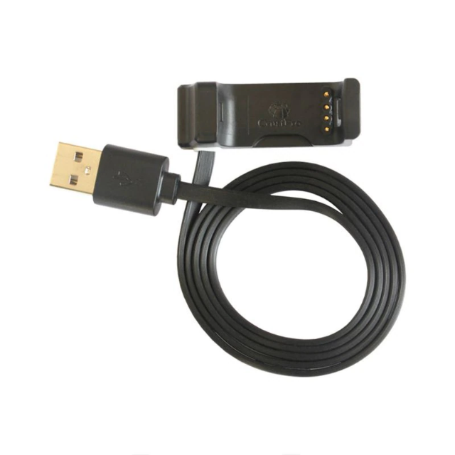 OOTDTY Nabíjecí USB kabel pro hodinky Garmin Vivoactive HR, černá