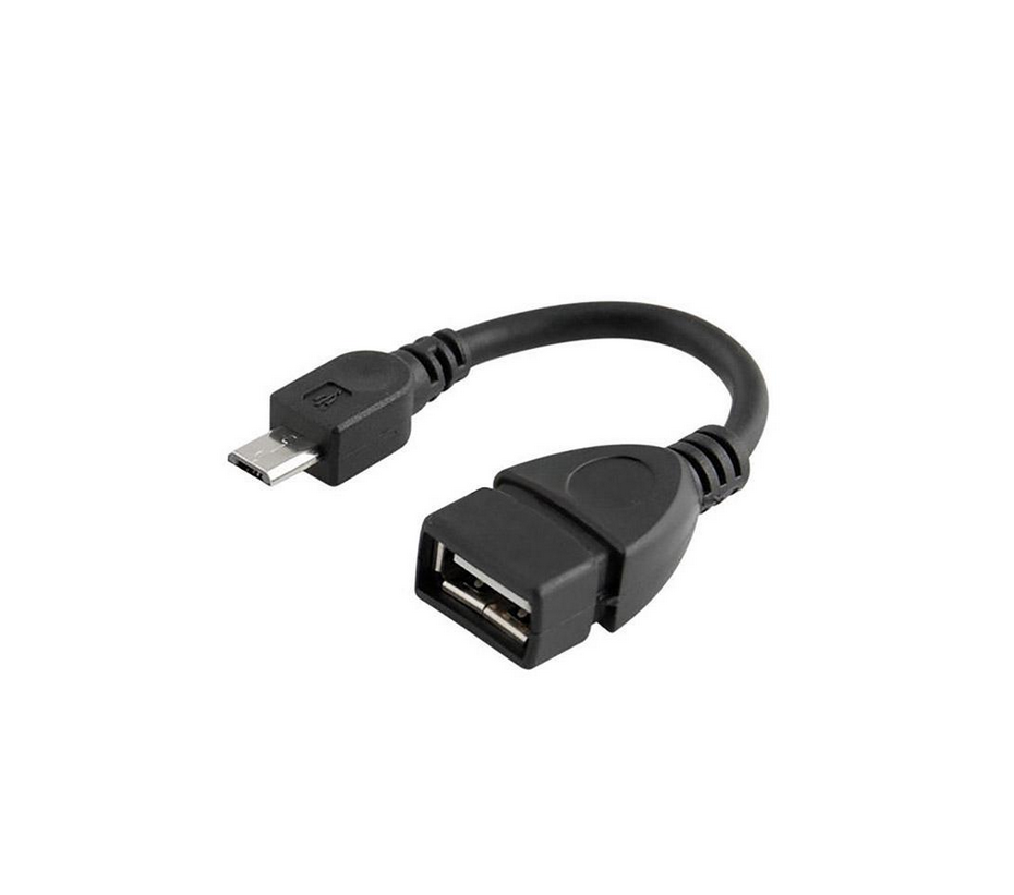 OTG kabel Micro-B USB na USB 2.0-A samice pro telefony, tablety, klávesnice