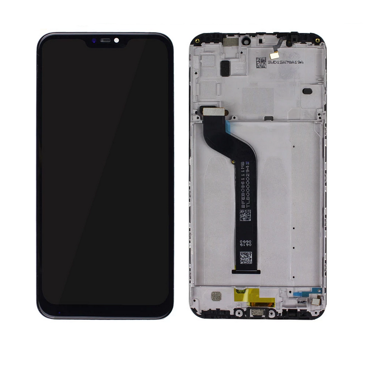 Xiaomi LCD displej+dotykové sklo-digitizér s rámečkem pro Xiaomi Mi A2 Lite, černá