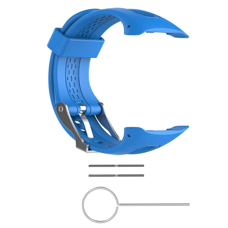 Fifata Watch Band silikonový náhradní řemínek pro Garmin Forerunner 10/ 15, modrá