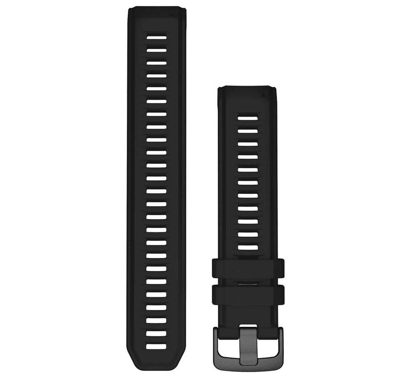 Fifata Náhradní silikonový řemínek pro Garmin Instinct/ Solar/ Tactical, černá