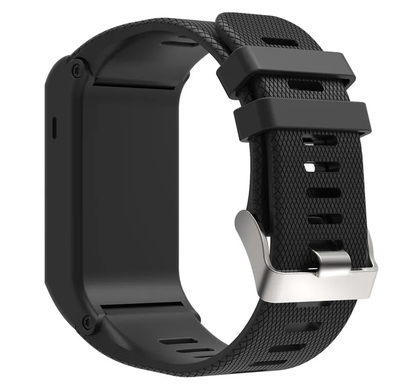 BEYESER Silikonový náramek pro Garmin Vivoactive HR, černá