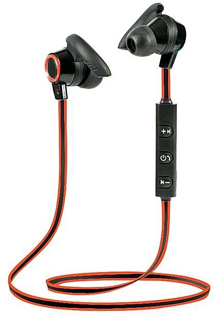 AMW 810 Bluetooth bezdrátová sluchátka, černá-červená