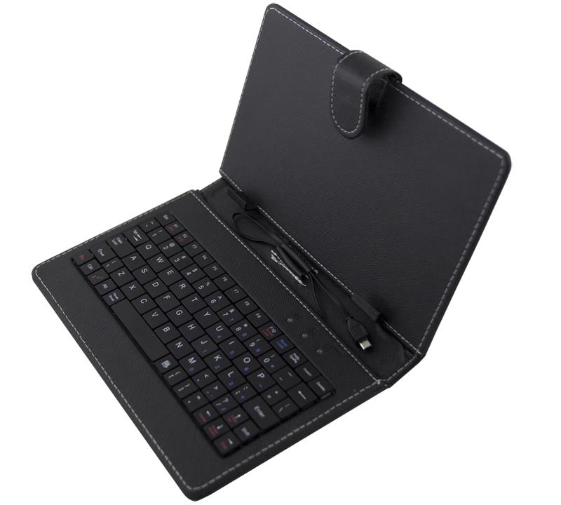 Esperanza Esperanza EK127 MADERA klávesnice+pouzdro pro tablet 7.85/8,USB, eko kůže, černé