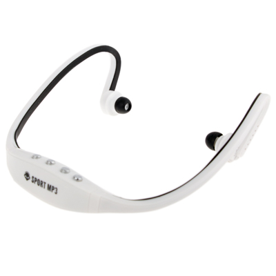 FUNtech OOTDTY Sportovní MP3 přehrávač s funkcí čtečky karet TF, hudba Formát: MP3 / WMA / WAV, bílá + černá