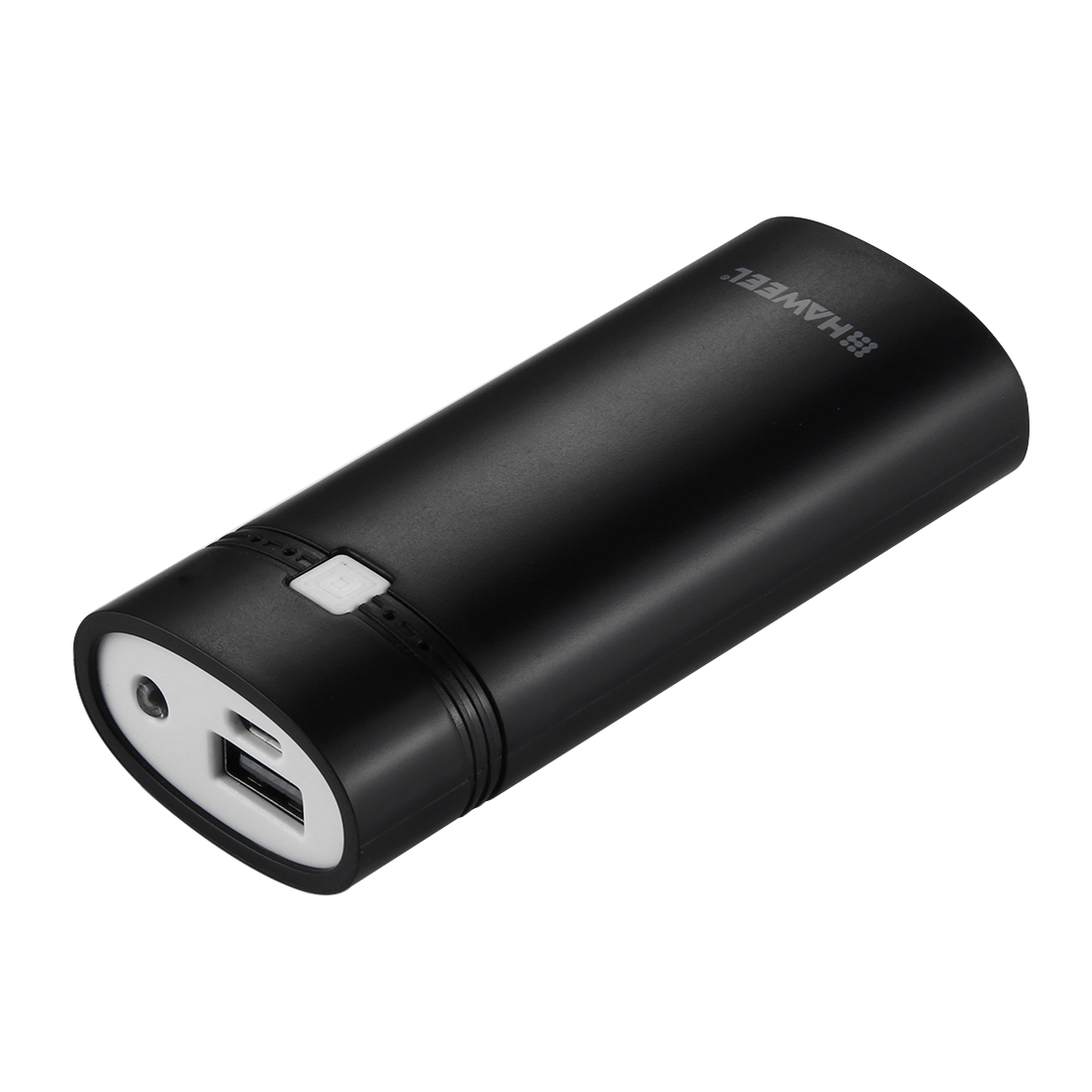 haweel HAWEEL DIY 2x 18650 = 10000mAh, Power banka a svítilna s 2xUSB výstupem a světelným indikátorem, pro iPhone, Galaxy, Sony, HTC, Huawei, Xiaomi, Lenovo a další Smartphony, černá