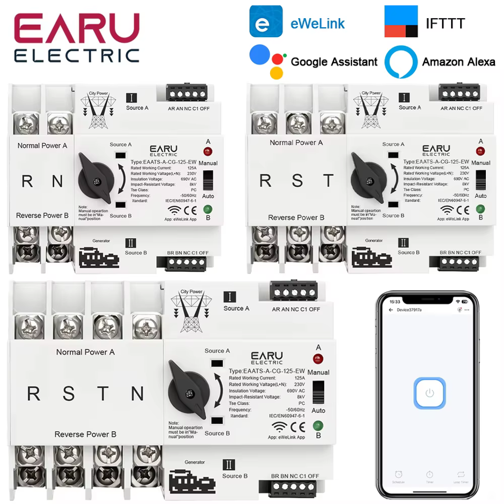 EARU EAATS-A-CG-125-EW 4P 125 A EARU EAATS-A-CG-125-EW 4P 125 A