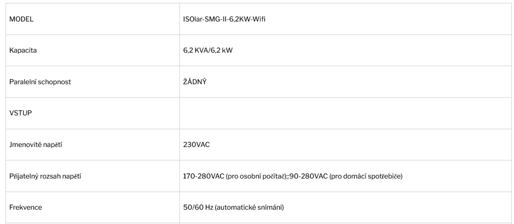 Easun 6,2KW Off Grid Inverter 120A MPPT