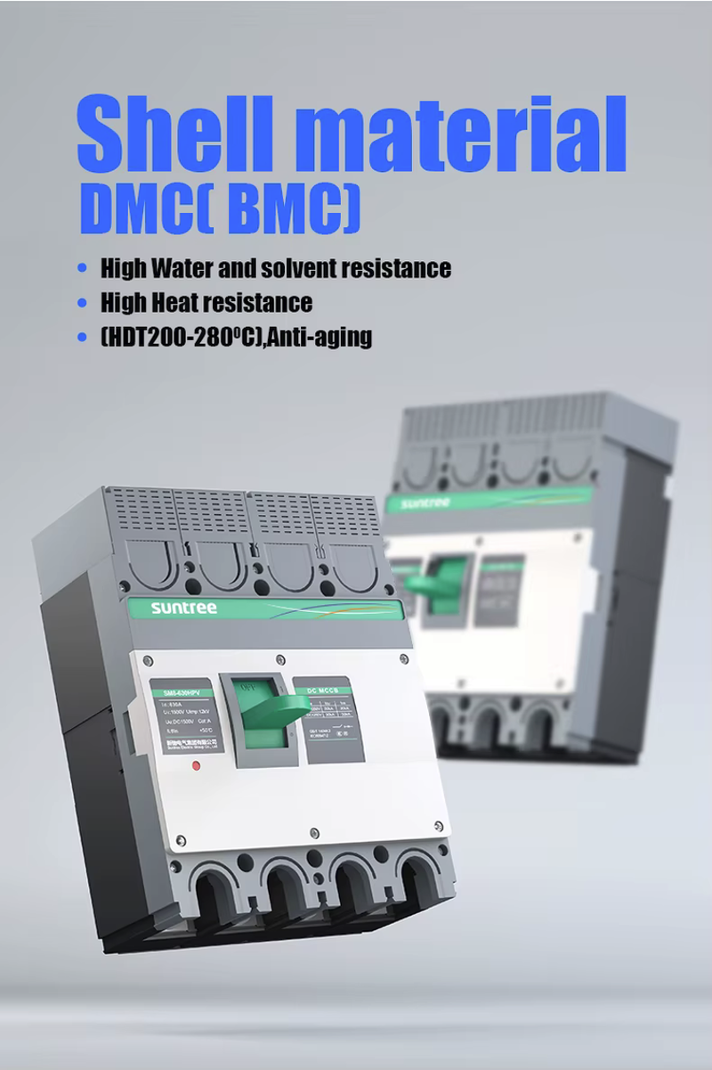 Suntree SM8-630HPV – DC výkonový jistič MCCB 4P, 1500 V, 630 A Suntree SM8-630HPV – DC výkonový jistič MCCB 4P, 1500 V, 630 A