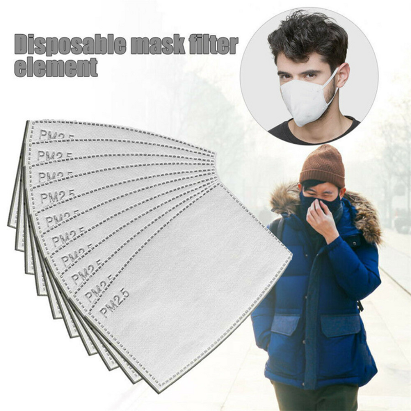 PM 2.5 náhradní filtr 5 vrstev s aktivním uhlím, s certifikací CE, pro respirátory a masky