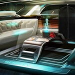 2016 autonomní limuzína od Bentley s interiérem vyrobeným pomocí 3D tisku