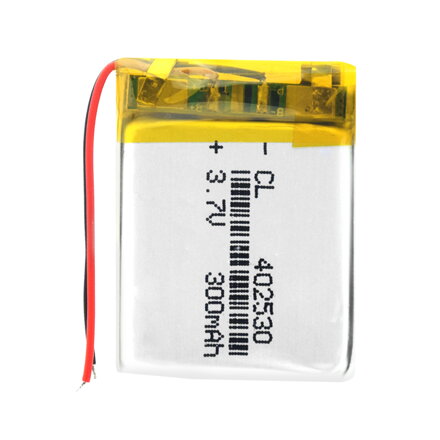 Baterie 402530 Li-ion, 300mAh 
