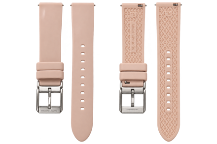 Silikonový řemínek pro Michael Kors Access Runway MKT5055, růžová nude