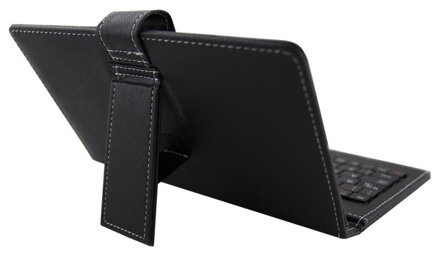 Esperanza EK127 MADERA klávesnice+pouzdro pro tablet 7.85/8,USB, eko kůže, černé