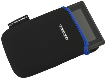 Esperanza ET171B Pouzdro pro tablet 7 '', 3mm neopren, černo-modré