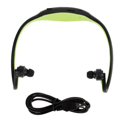 Sportovní MP3 přehrávač s funkcí čtečky karet TF, hudba Formát: MP3 / WMA / WAV, světle zelená