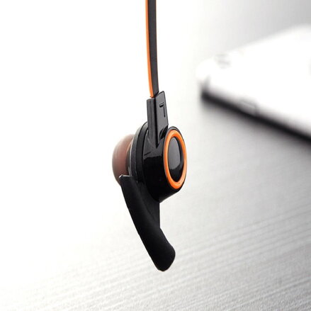 AMW 810 Bluetooth bezdrátová sluchátka s mikrofonem pro iPhone Android telefon tablety modrá