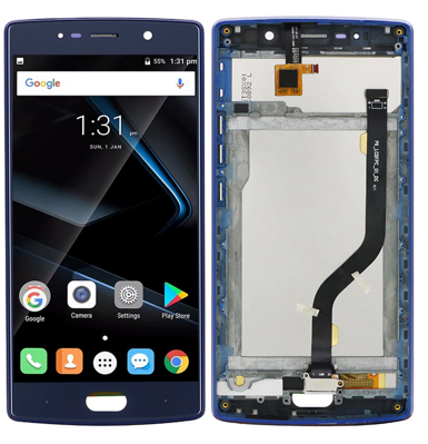 LCD displej a digitalizátor kompletní sestavy pro Doogee BL7000 černá