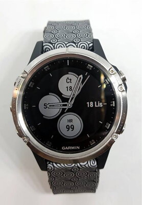 Garmin Fénix 5 Plus silver - black použité