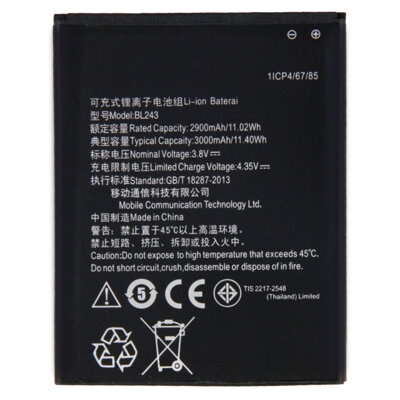 Baterie BL243 pro Lenovo K3 Note/ K50-T5, 3000mAh