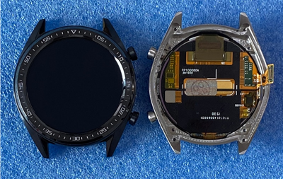 Huawei LCD s digitizérem a rámem s tlačítky pro hodinky Huawei Watch GT Active (46 mm) FTN-B19 