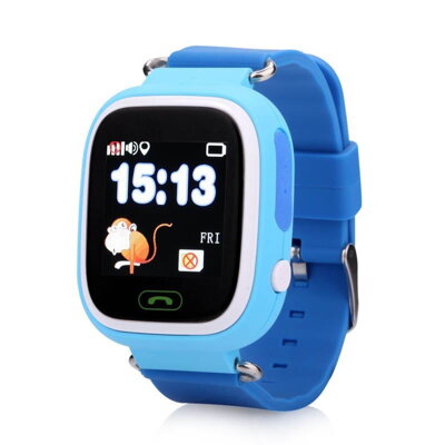 Wonlex Q90 Dětské chytré hodinky s GPS, modrá 