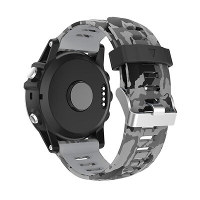 Sportovní řemínek pro Garmin fenix 3,kamufláž šedá