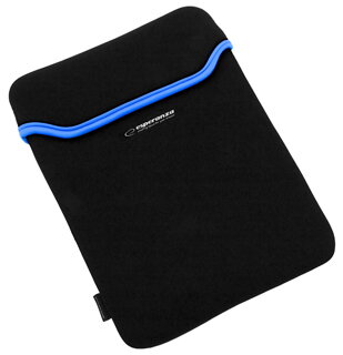 Esperanza ET173B Pouzdro pro tablet 10.1'' (16:9), 3mm neoprén, černo-modré