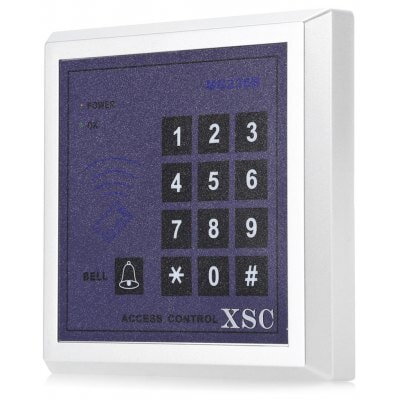 XSC MG236B Bezpečnostní systém s alarmem pro zadávání kódů, stříbrná