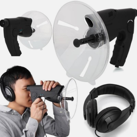 Solaraway TN12 Zvukový zesilovač, 8x zoom monokulární, s funkcí záznamu a přehrávání, černá