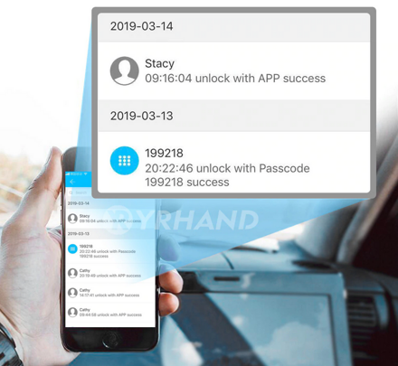 Aegis W918-4, rozměr 35*85mm, Bluetooth, WiFi biometrický zámek na otisk prstů, pro levo i pravo stranné dveře, černá