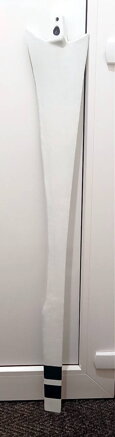 125 cm - List PCN125 pro větrnou turbínu, bajonet pro 2 díry, materiál PC, karbon kompozit, černá