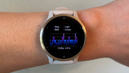 LCD displej+ sklo s lunetou+ instalace Garmin Venu 2s music, zlatá