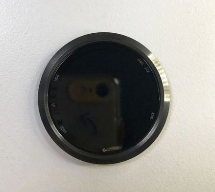 LCD displej s lunetou pro Garmin Forerunner 645, černá