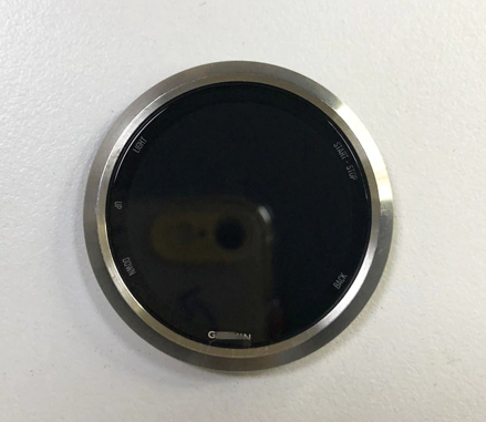 LCD displej s lunetou pro Garmin Forerunner 645, černá