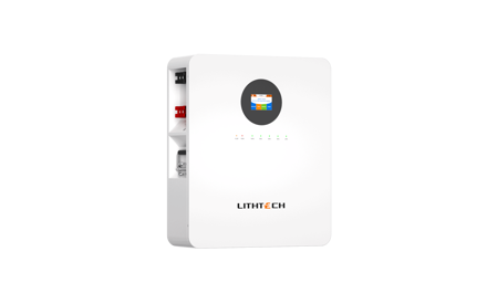 Nástěná baterie LiFePo4 5 kWh kWh Lithtech WALL MOUNT TR4000WX 51,2 V, 200 Ah, BMS 200A, články EVE prismatic