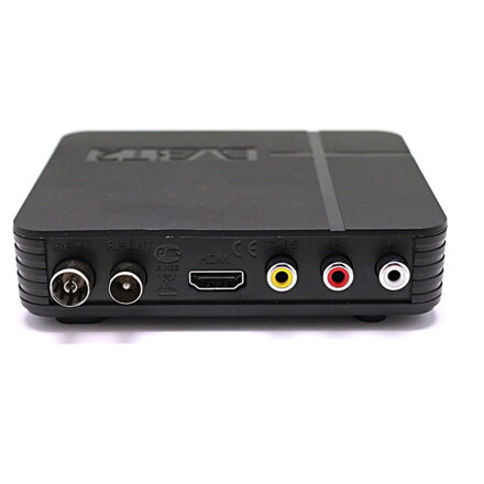 K2 Mini přijímač HD DVB-T2 Set Top Box, podpora USB / HDMI / MPEG4 / H.264, černá